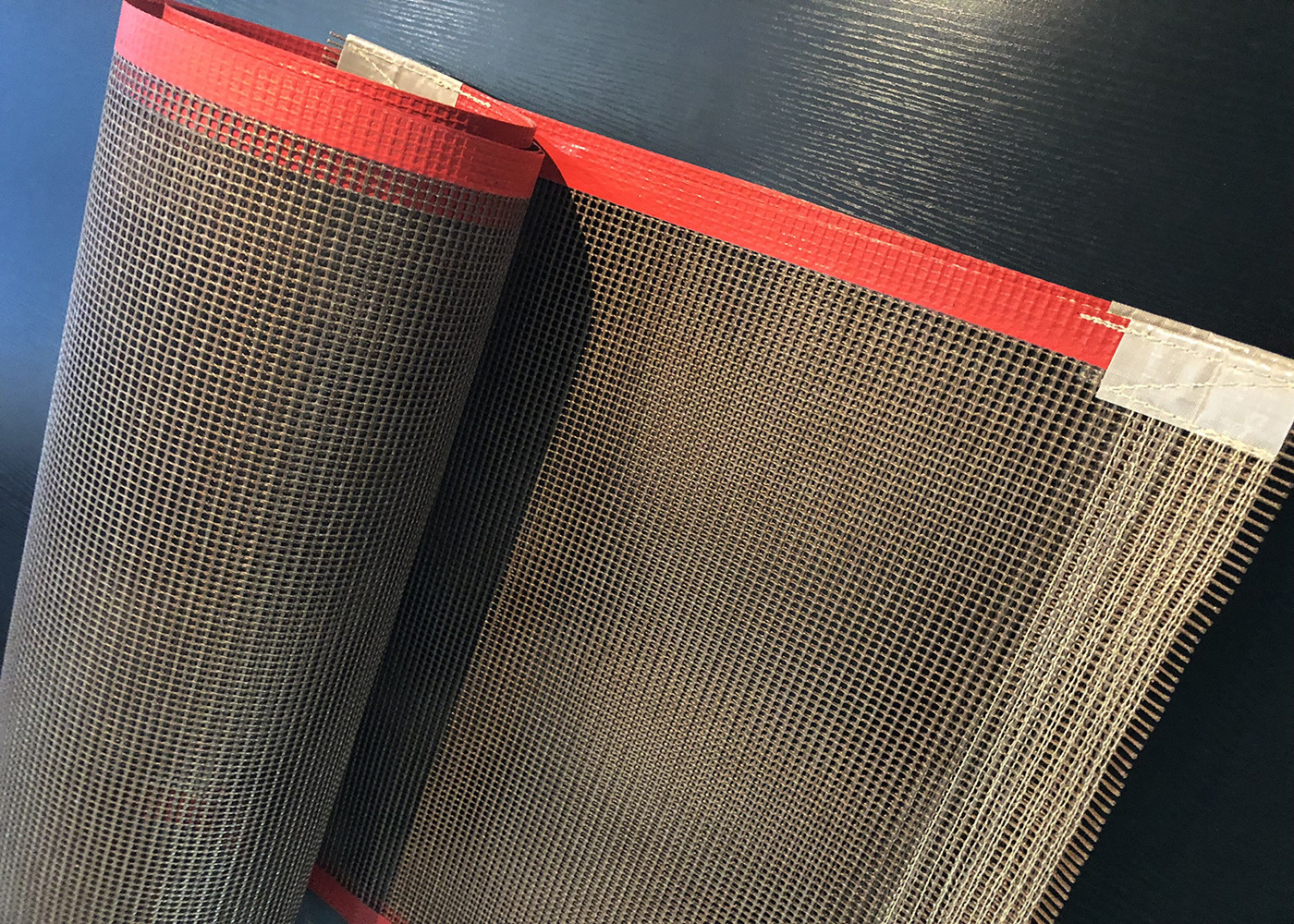 Black Fiberglass Material Mesh FDA Ptfe Belting