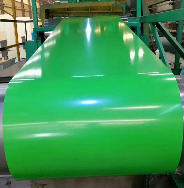Green Hot Dipped Prepainted Cold Rolled Steel Coil 0.2-4.0mm TISCO