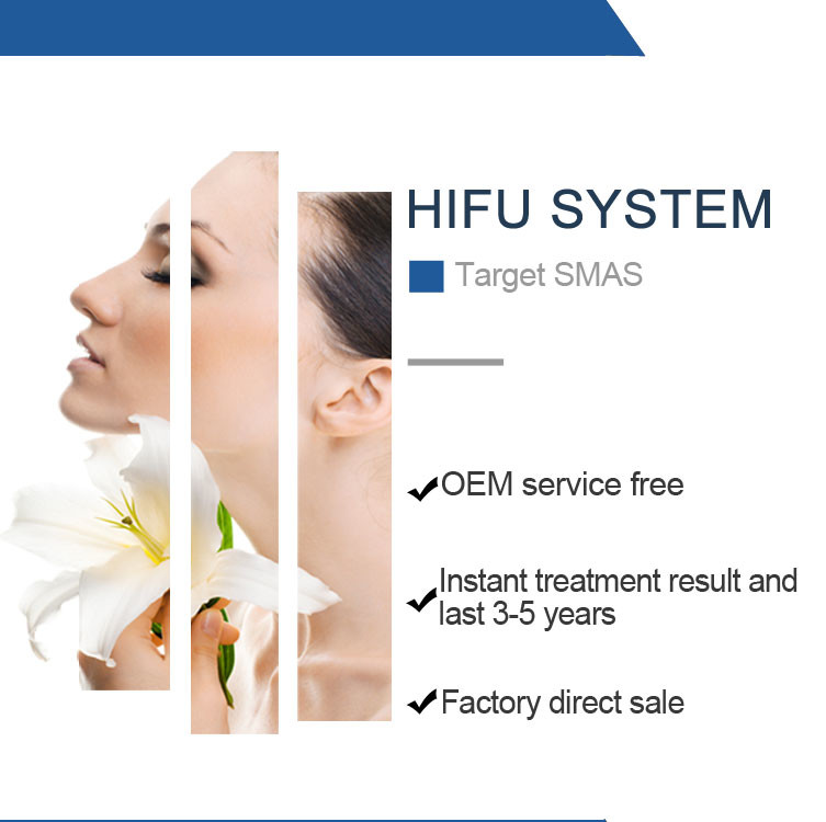 Ultrasonic 5 Cartridges 15 Inch Face Lift Skin Tighten HIFU Machine