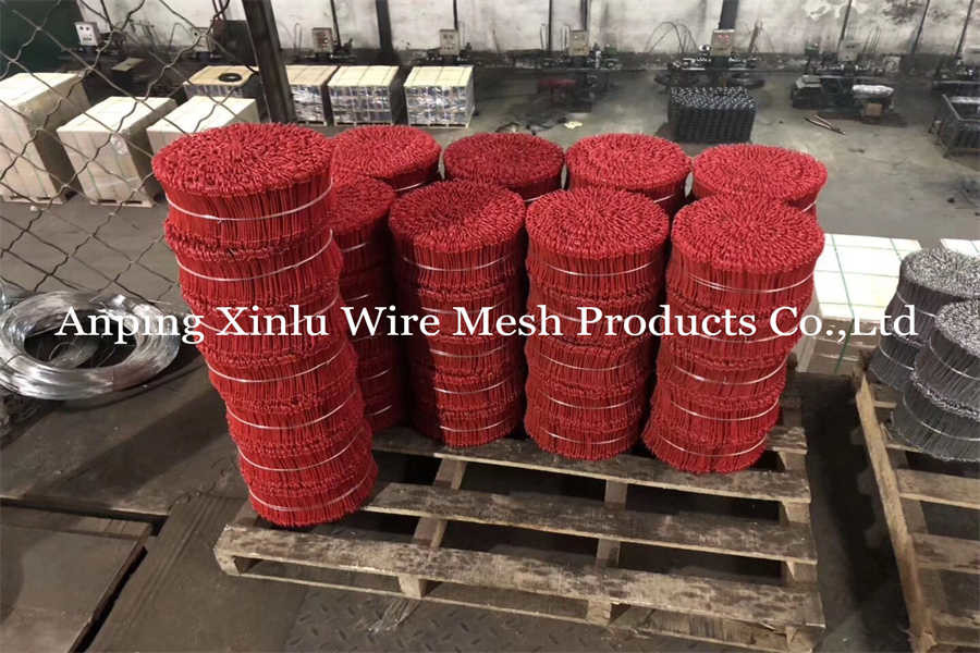 Flexible PVC Coated Steel Wire Tie For Anti Rust 350mpa BWG 12 Q195 Rebar Copper Double Loop Tie Wire