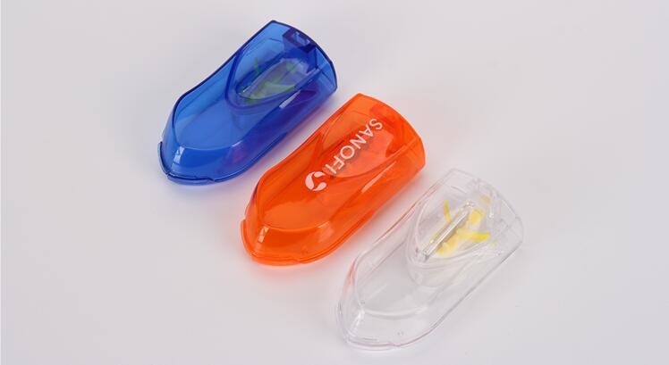 28 compartment column shape plastic pill storage box with pill crush box, Conventional eco-friendly 4 grids plastic trav