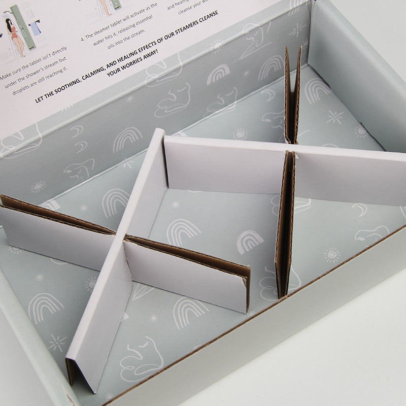 Custom Logo Currugated Paper Shipping Packaging Box For Cosmetic