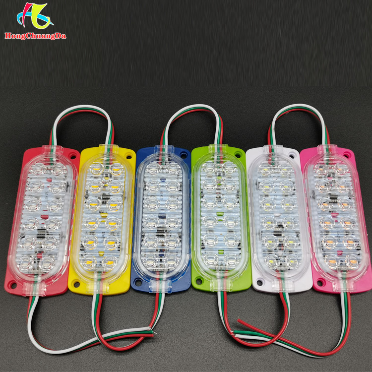 12-24V 12LED Flash LED Side Marker Lights For Trucks Side Clearance Light Lamp
