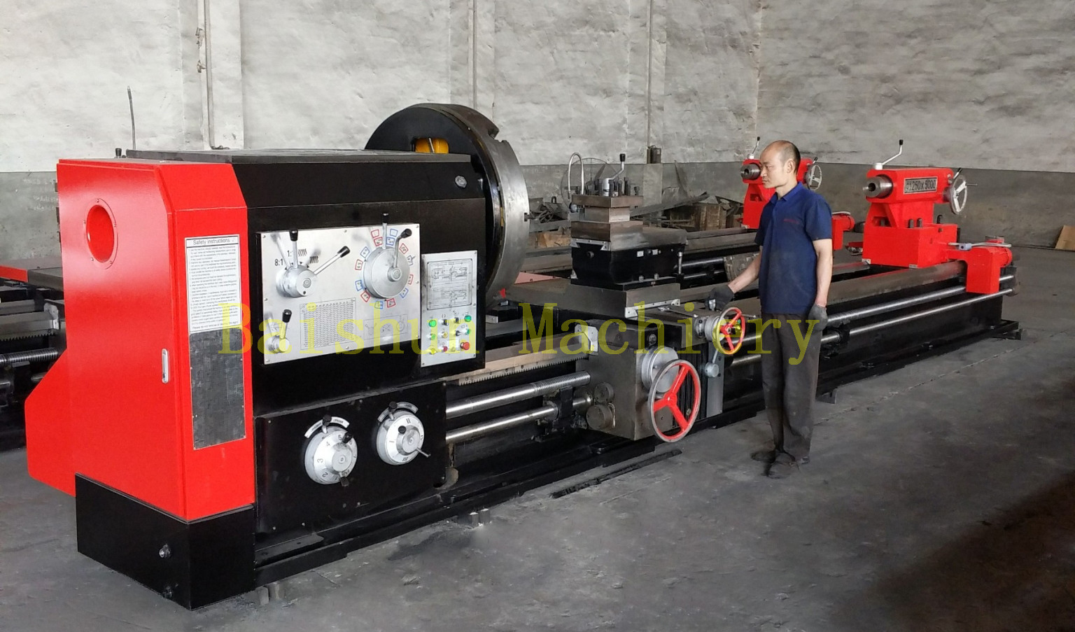 Precision Heavy Duty Lathe Machine / Horizontal Conventional Lathe Machine