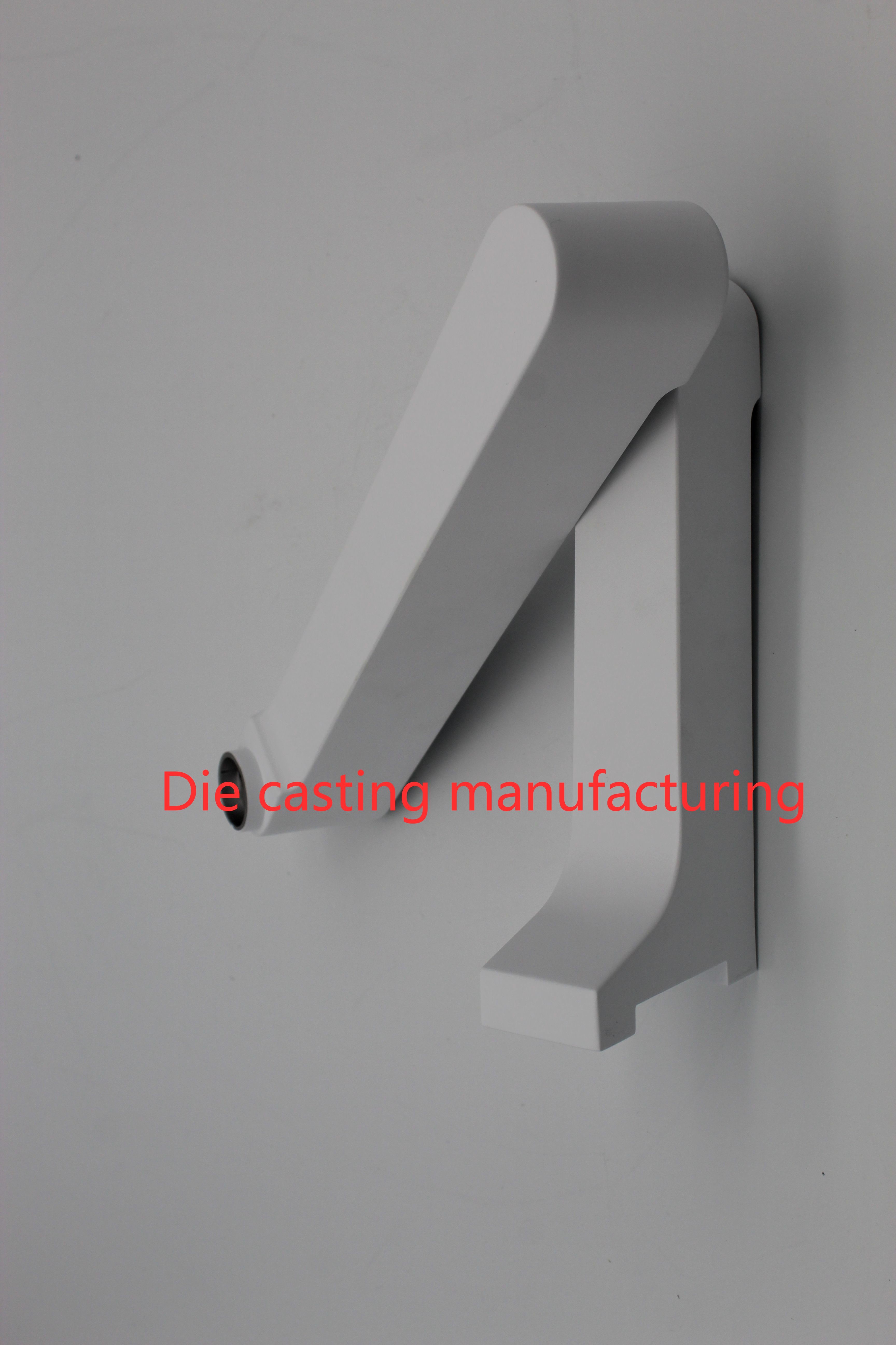 Robot Arm Die Casting Parts IATS16949 SKD61 Steel With White Powder Coating