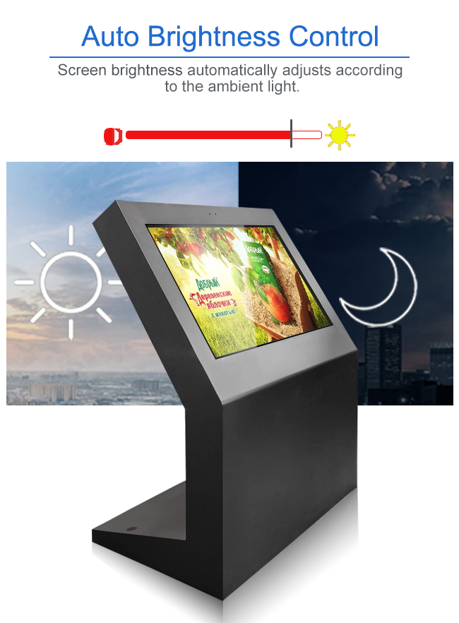 43 Inch Interactive Digital Signage Kiosk Android With CMS Touching Function
