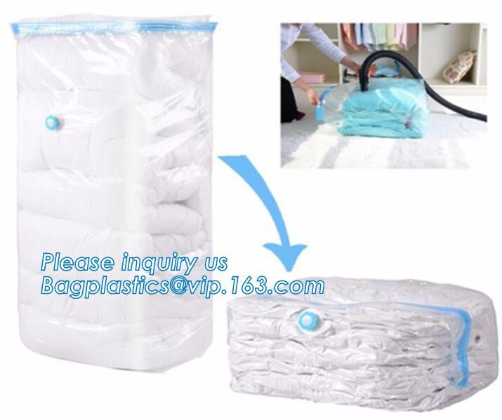 Compression Bag Space Saving, compressible vacumm seal storage bag, vacuum traveling bag without valve, bagease, bagplas