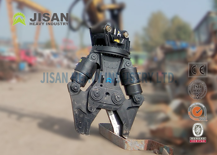 Dismantling Abandoned Containers Ships Hydraulic Rotating Pulverizer For Excavator