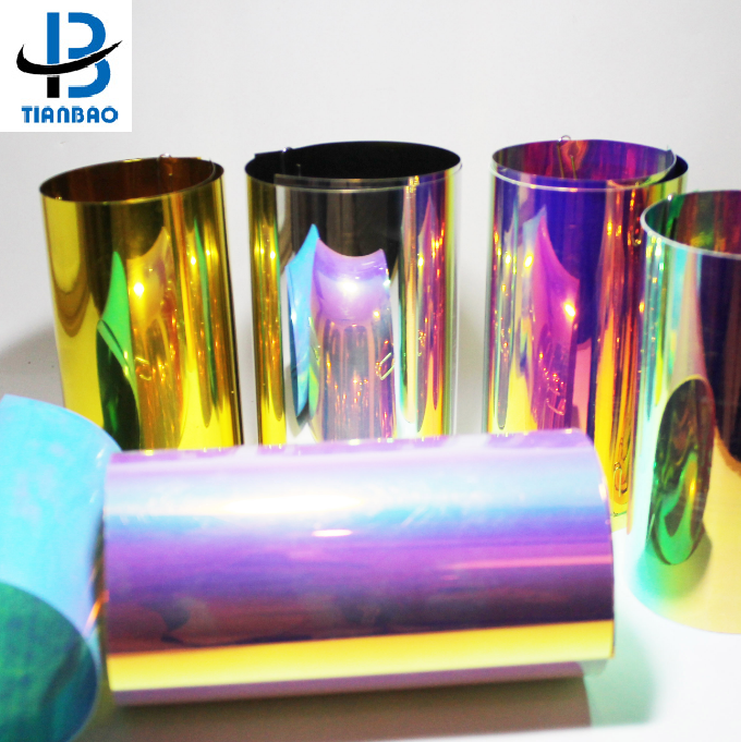 Exhibition PET Film Metallized Aluminum Foil Wrapping Paper with Affordable
