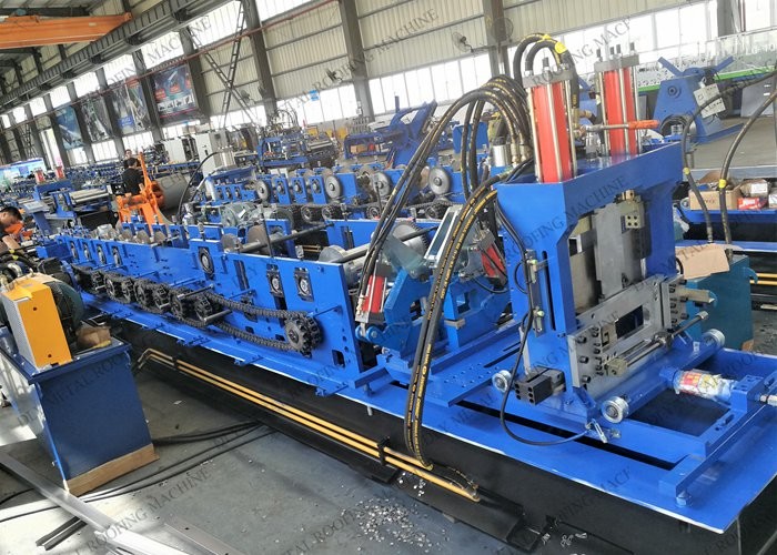 20000kg 300mm C Channel Roll Forming Machine Metal Roof Tile Making With Touch Screen