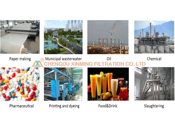 Multi - Plate Screw Industrial Filter Press Sludge Dewatering Filter 3500kg Operating Weight