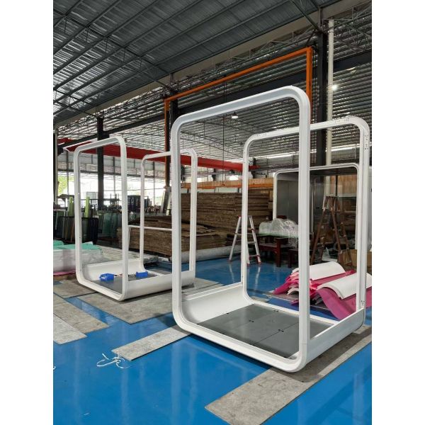 Space Saving Meeting Pod Flexible Quiet Phone Booths With Modular Design