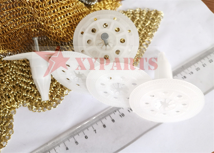 M10 Insulation Fasteners 60MM Round Washer Plastic Insulation Anchors