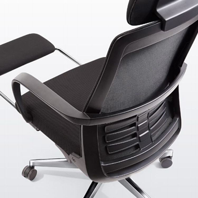 Black Mesh Office Chair Dynamic Ergonomic Mesh Task Chair With Footrest