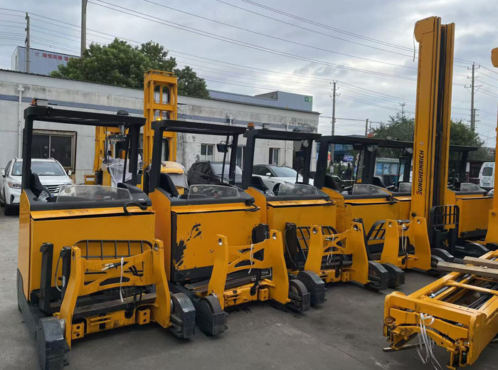 Various Heights Used Reach Truck Jungheinrich Brand Warehouse Forklift Trucks