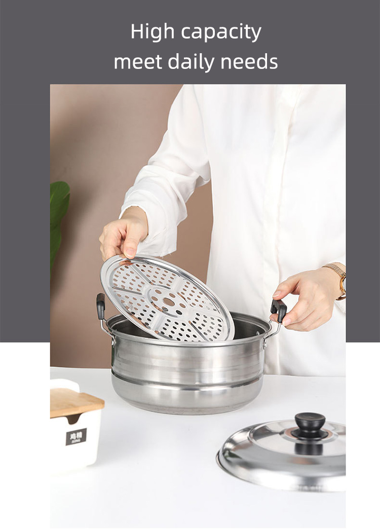 Hot Selling American style Kitchen Cooking Pot Set Stainless Steel Cookware Cooking Soup Pot Set