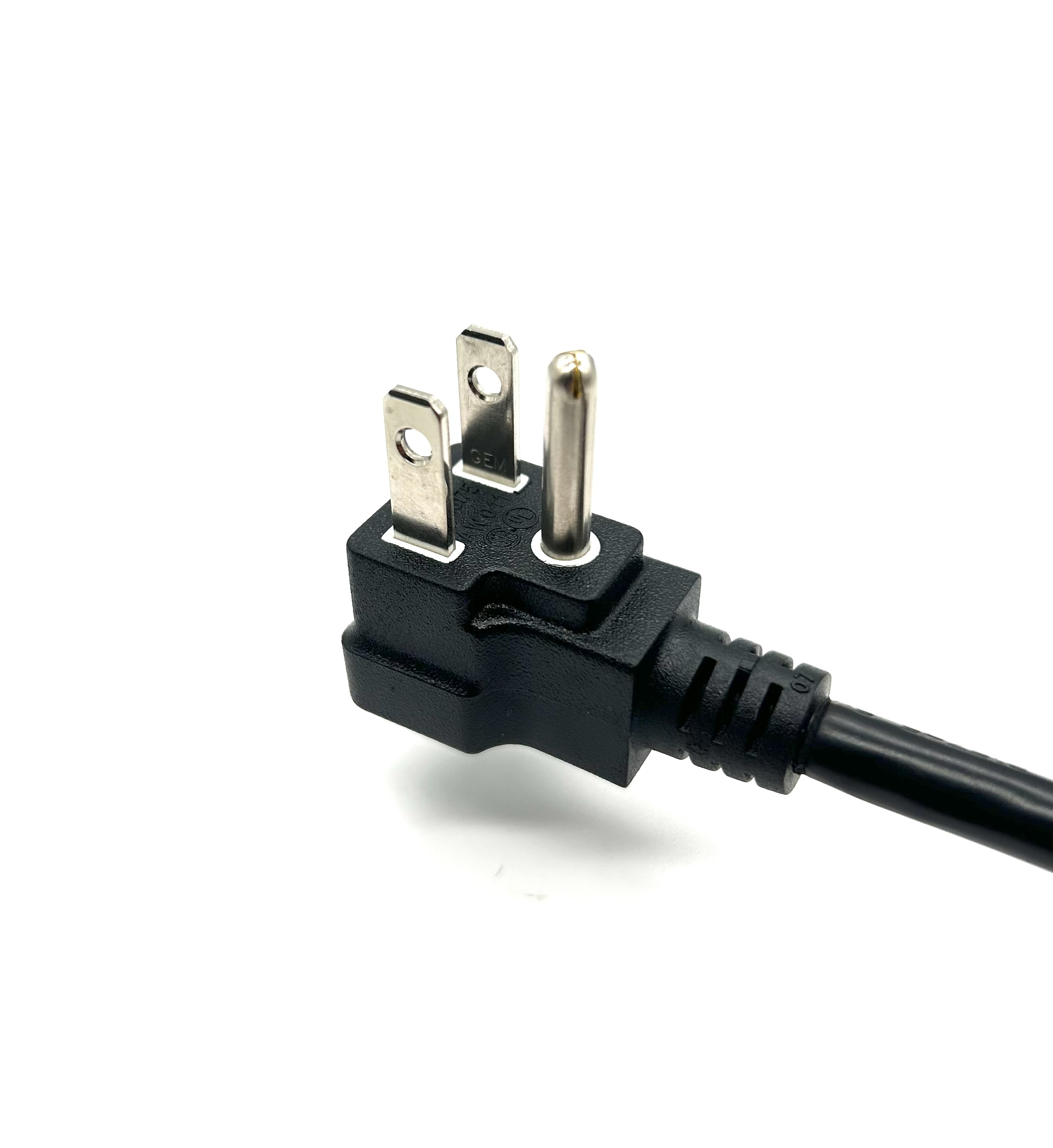 18/16AWG USA Power Cord OEM with NEMA 5-15P End Stripped Type
