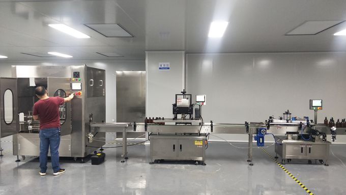Shampoo/Hand Sanitizer/Disinfectant/Alcohol Fully Automatic filling bottling capping sealing packing machine line