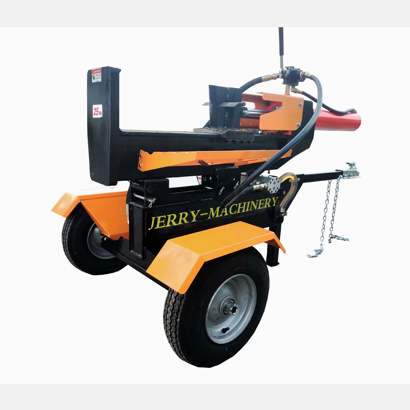 Electric Motor Wood Splitting Machine Mobile Firewood Processor Hydraulic Log Splitter