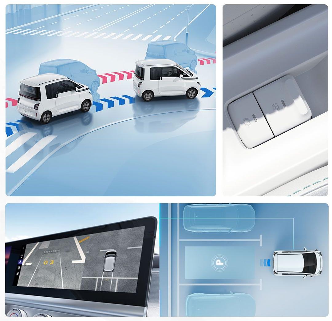 Pure Electric Wuling Air EV Mini Car 2023 Fast Charge Wuling Mini EV With Air Conditioner Number of doors 3