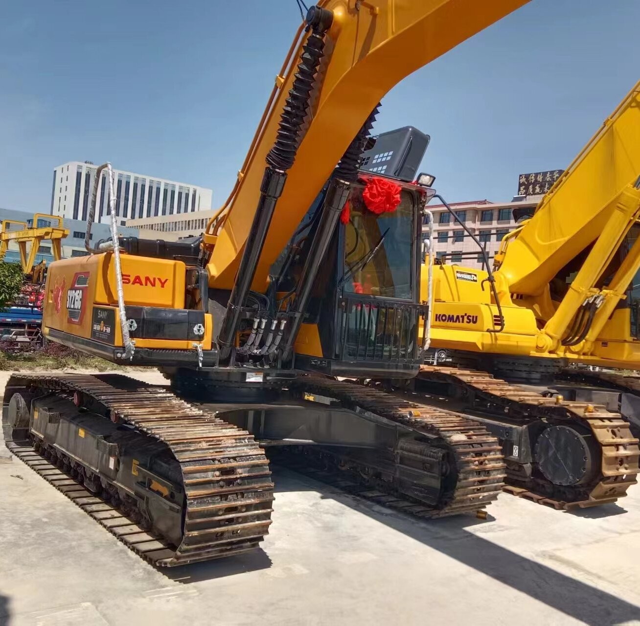 Used Digger SANY SY215C Excavator Machinery 21.5 Ton Operating Weight