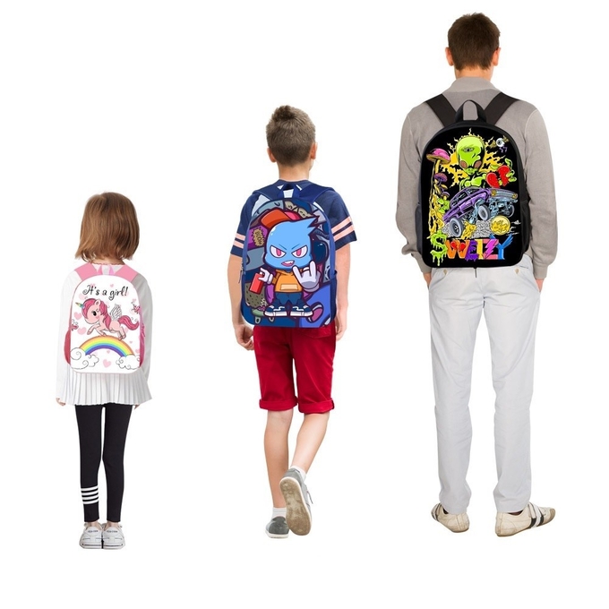 Multifunctional Big Capacity Blank Sublimation Backpack DIY Personalized LOGO