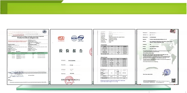 High Tenacity PC Polycarbonate solid Sheet for Swimming Pool Cover with Good Impact Resistance