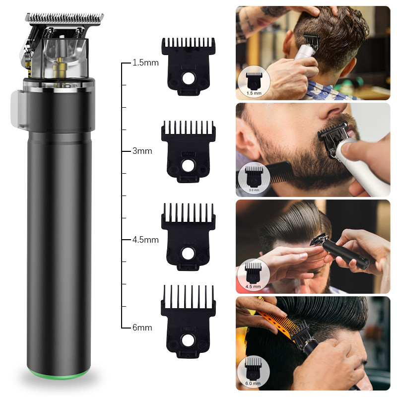 Li Ion Battery Professional Barber Shop Hair Clippers 100v-240v Electric Trimmer