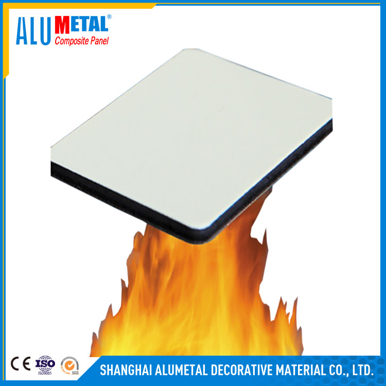 0.06mm Fireproof Aluminum Composite Panel 1570mm Architectural Exterior Wall Panels Nacreous