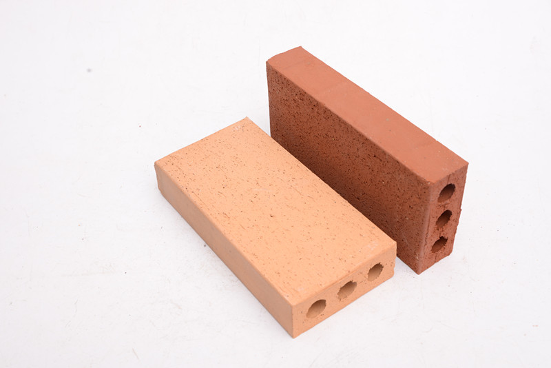 High Strength Type Thin Brick Flooring For Outside Road Paving With Holes