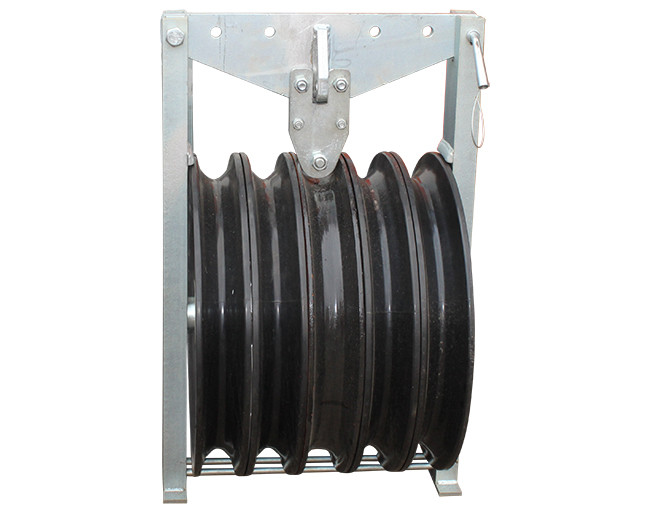 Aluminum Bundled Conductor Pulley Block For 5 Bundle Conductors