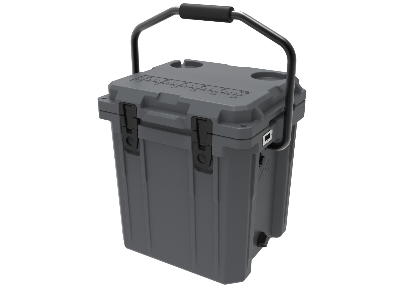 U3+ 20QT LLDPE Rugged Cooler Box Ice Bucket Lockable With Handles