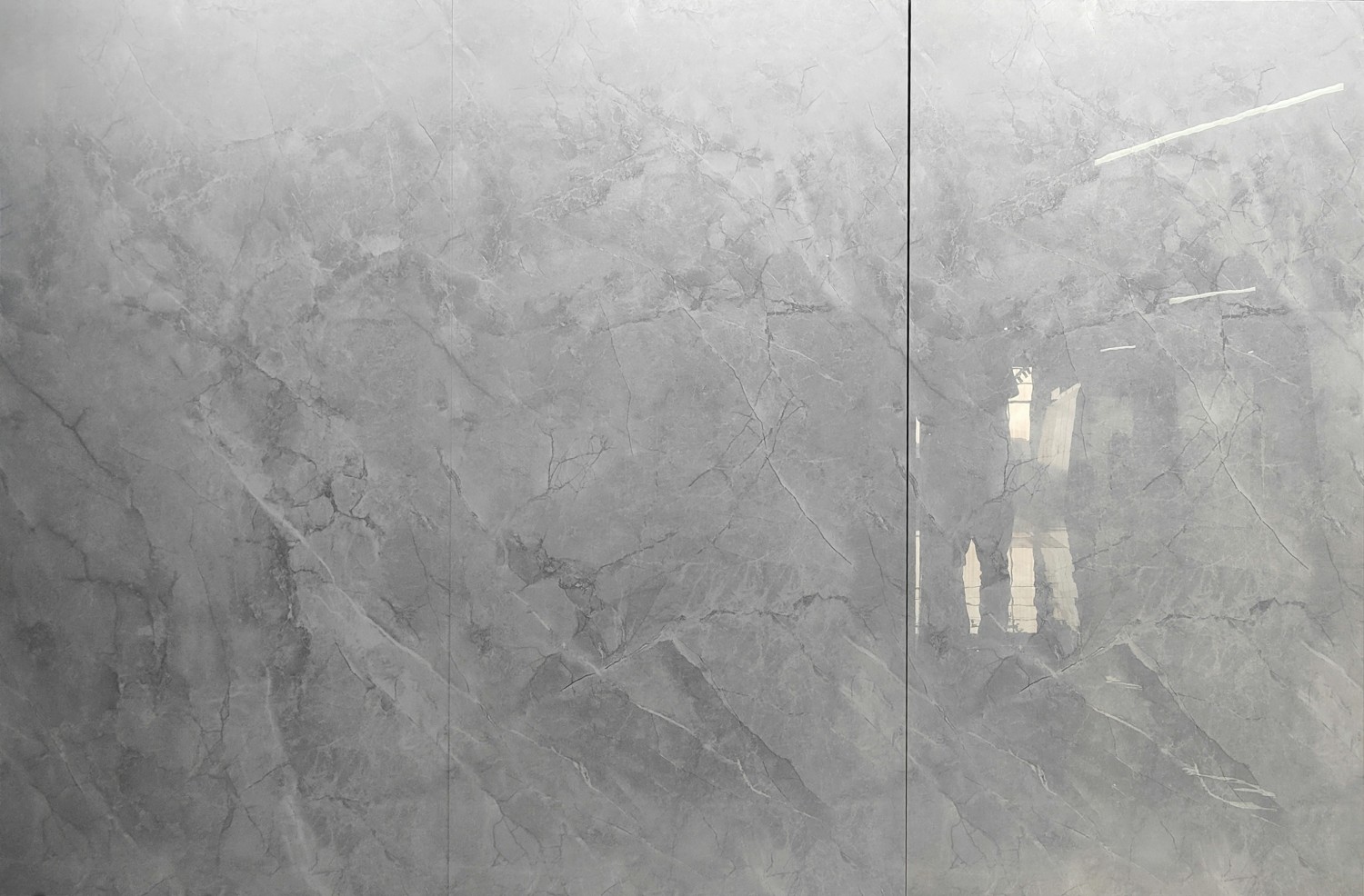 Anti-Slip No Fade Outside W.A 0.5% Floor Porcelain Glazed Polished Tile 900x1800x9mm For Shopping Mall And Kitchen