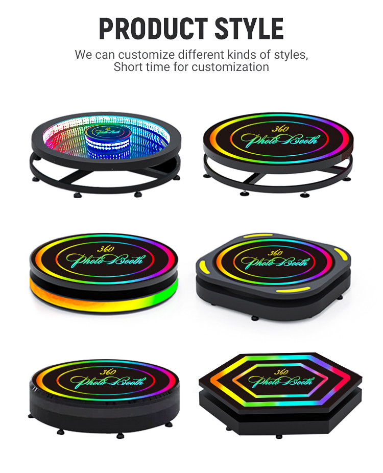 Stable Spin 360 Photo Booth Anti Shake Video 360 Booth 31.49 Inch