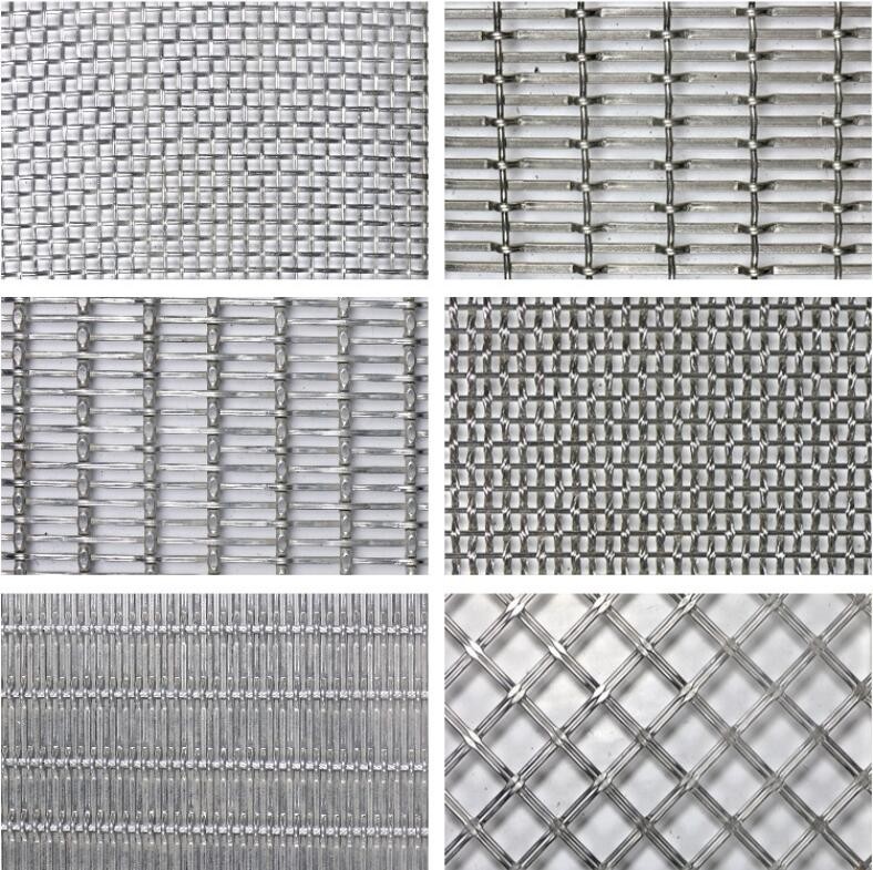 Architectural Decoration Metal Woven Wire Mesh Decoration Wire Mesh For Metal Partition