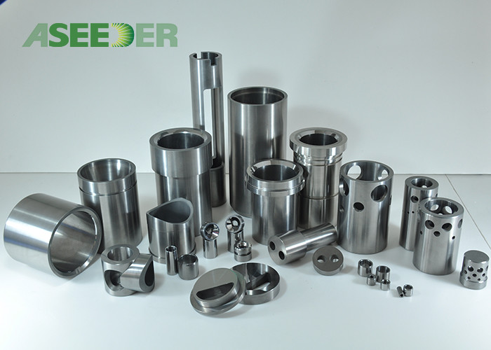 Good Sealing Tungsten Carbide Parts , Valves Assembly Parts Sufficient Strength