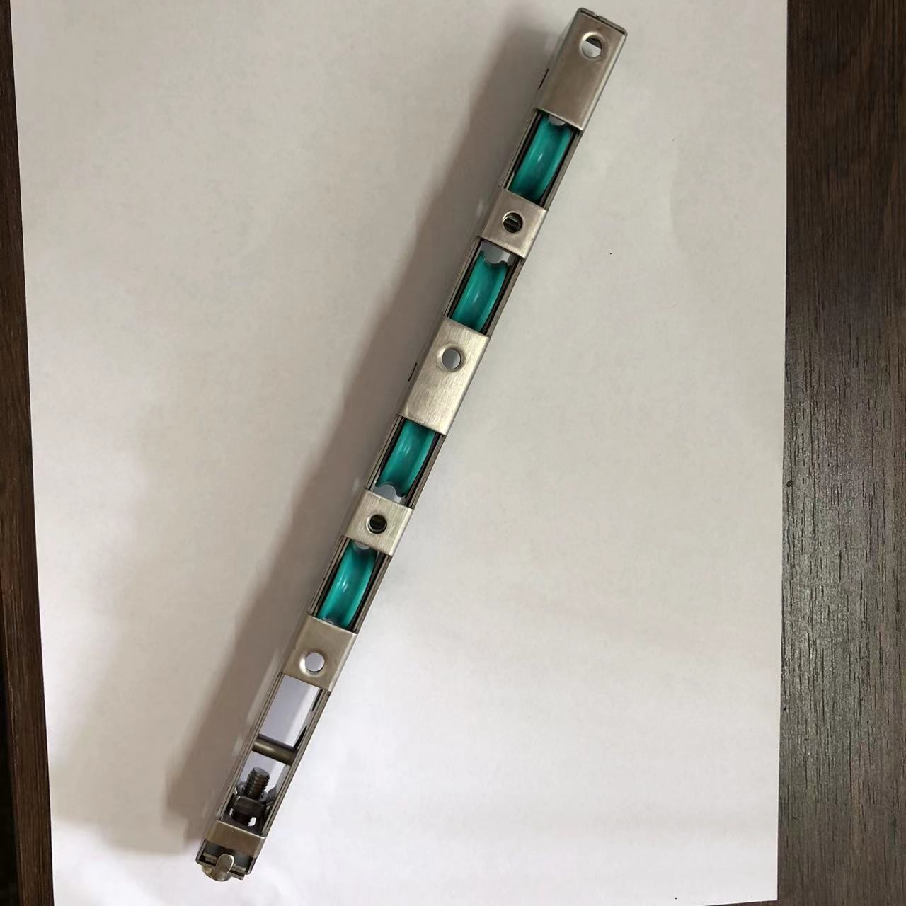 OEM Logo 248mm Stainless Steel 201 Nylon 4 Wheel Roller for Sliding Window or Door