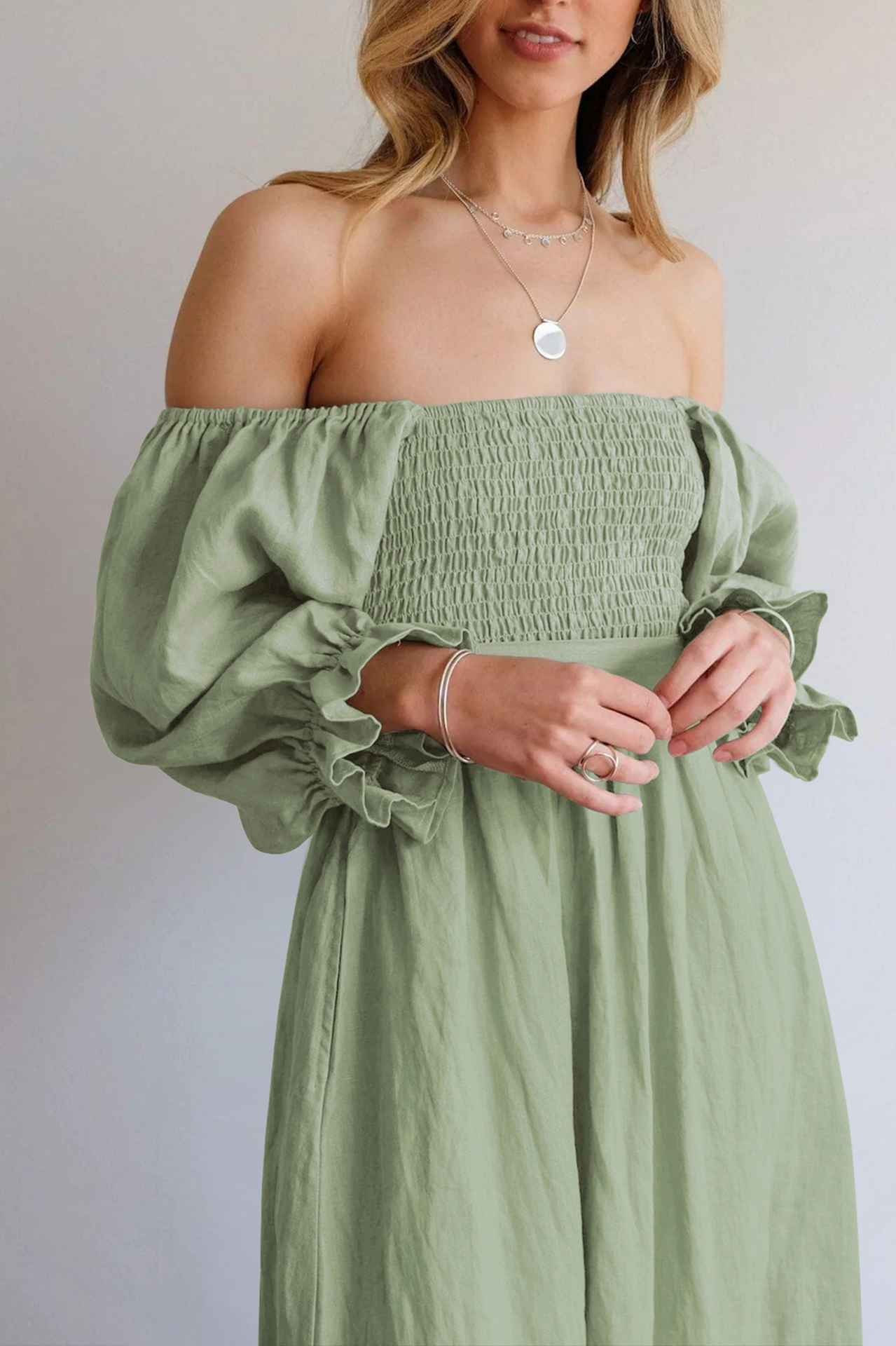 Short Sleeve V-Neck Dresses For Ladies Casual Dresses Knee-Length