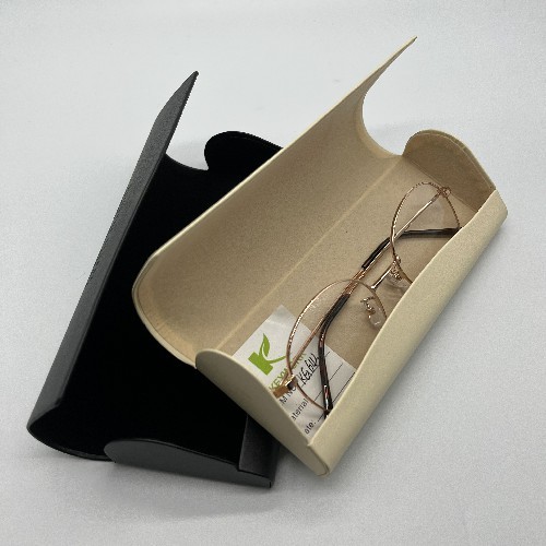 Unisex Fashion Metal Eyeglass Case Velvet Sunglasses Outdoor Storage Holder