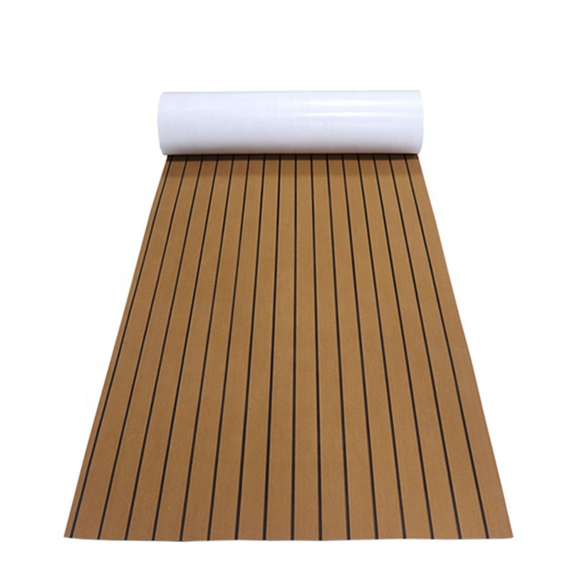 98in X 47in Eva Faux Synthetic Teak Deck L240cm Laminated Flooring