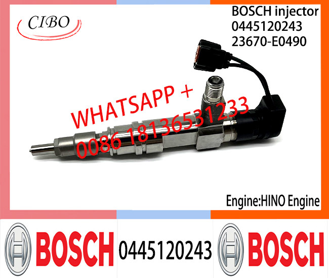 BOSCH 0445120243 23670-E0490 Neutral Fuel Injector Assembly 0445120243 23670-E0490 For HINO