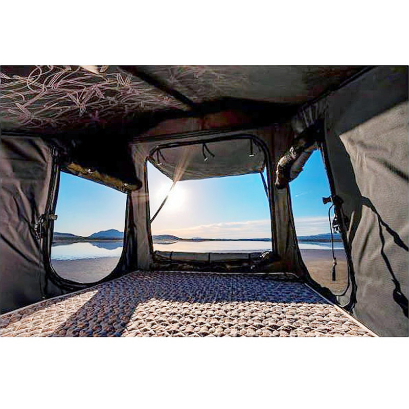 OEM Manufacturer Wholesale Aluminum Hard Shell Car Roof Tent With Ladder Quick Automatic Opening