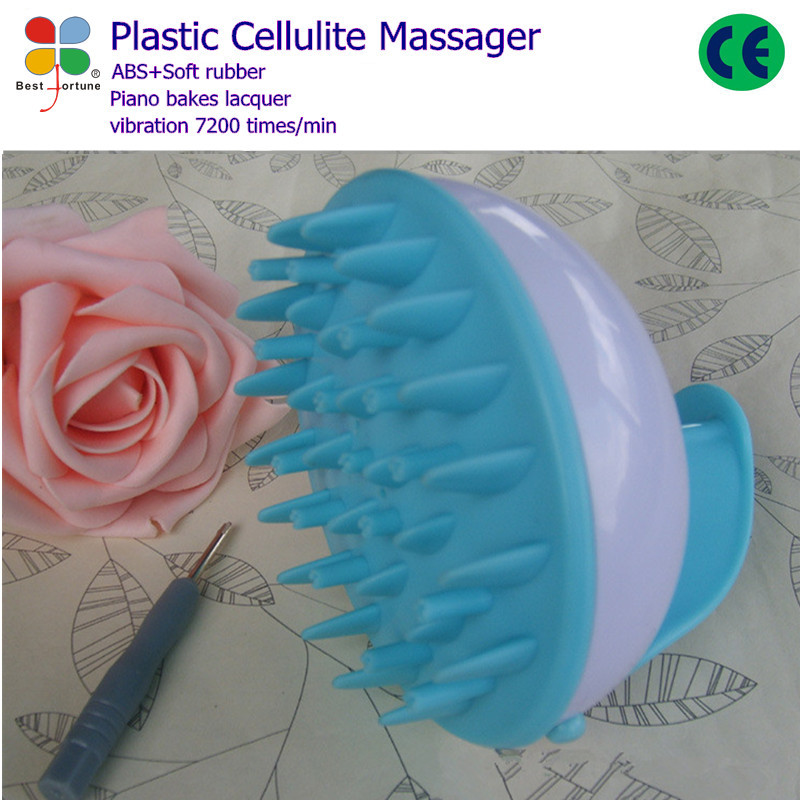 Vibrating Head Massager Scalp Cleansing Brush 0.3 Kg For Stress Relax