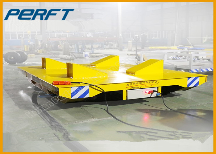Industrial Ladle Transfer Cart Battery Powered Customized 1-300T Capacity