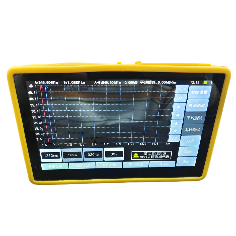 28dB Maximum Dynamic Range OTDR for Multifunction USB Type-C Fiber Optic Equipment