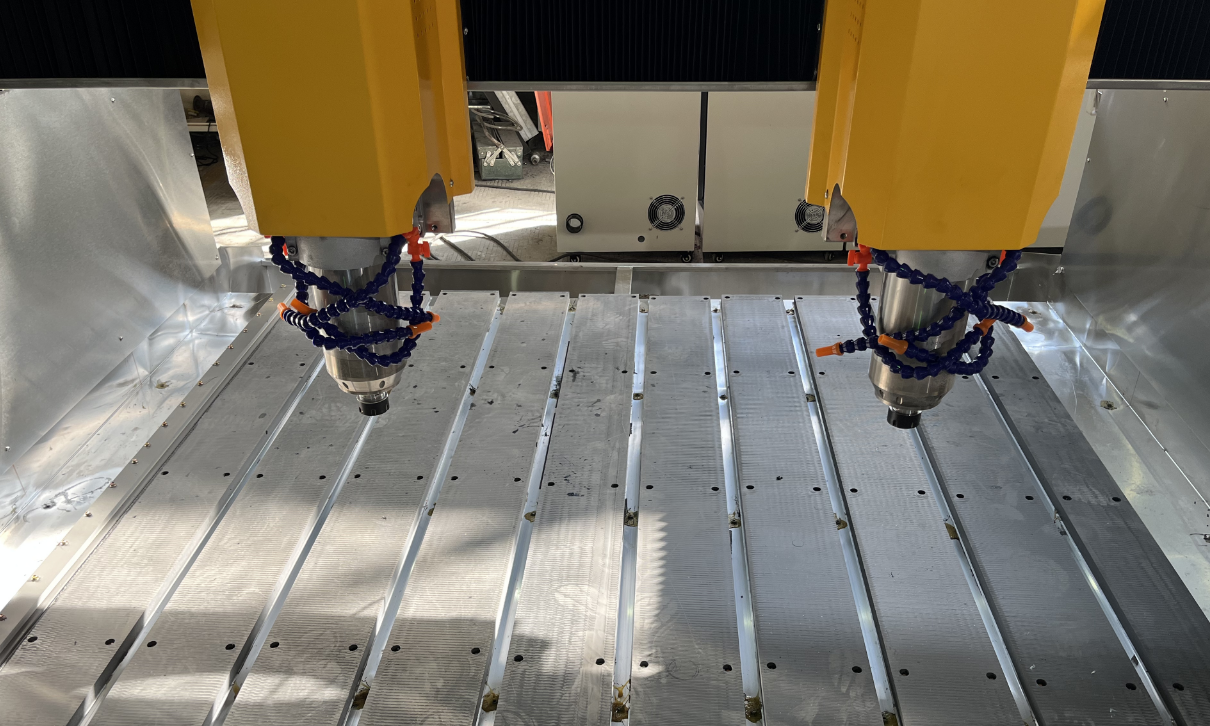 Multi Head 2 Head CNC Stone Carving Machine For Marble Granite Engraving And Carving