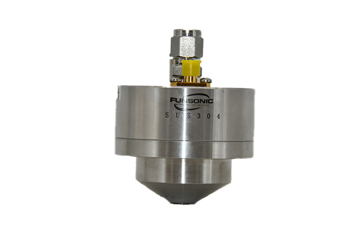 110khz Cyclone Cone Shaped Ultrasonic Spray Coating Nozzle Low Power