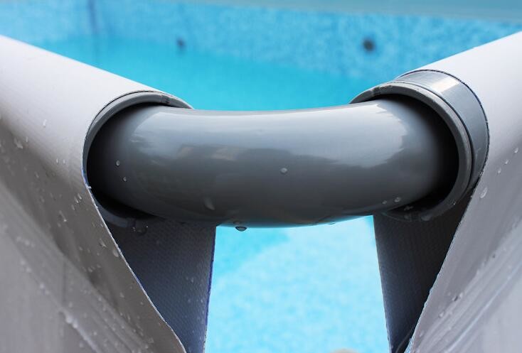 Lightweight PVC Inflatable Swimming Pool With Metal Frame Home Use Indoor