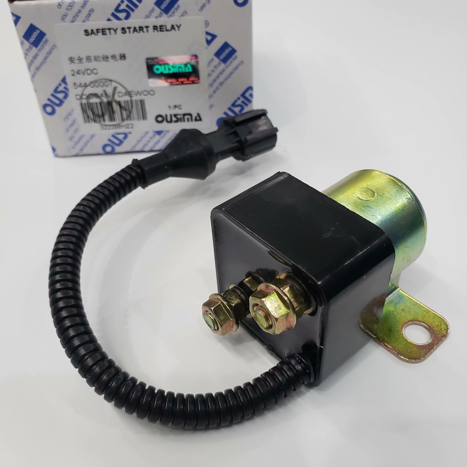 OUSIMA 54400007 Starter Motor Relay Glow Plug Timer Relay 544-00007 For DOOSAN Excavator Parts