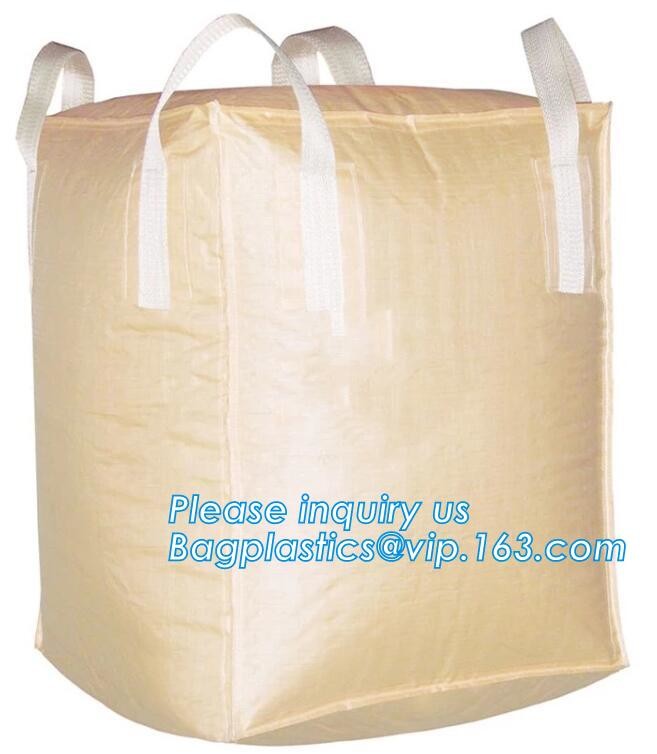 big bulk bag 1.5 ton pp woven big bulk FIBC bags grain wheat flour super sack,Food grade moisture proof pp woven big bul